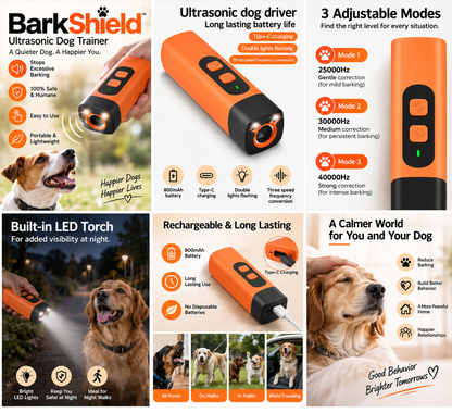 BarkShield™ Ultrasonic Dog Trainer